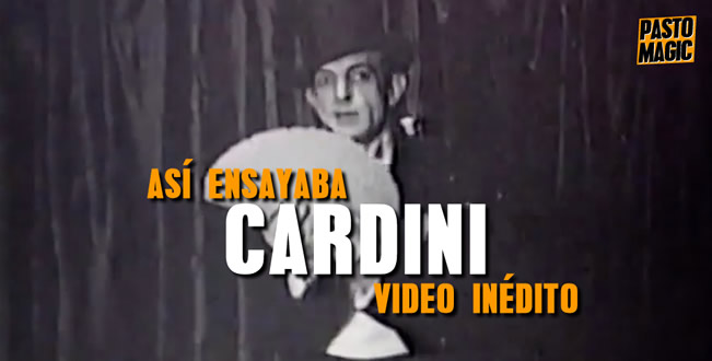 Video de Cardini ensayando manipulación