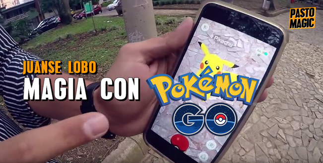 Juanse Lobo hace magia con Pokemon Go