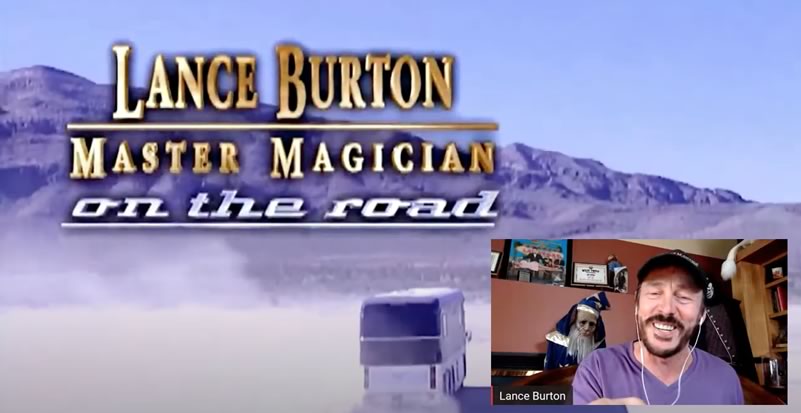 Lance Burton Comenta su especial on the road