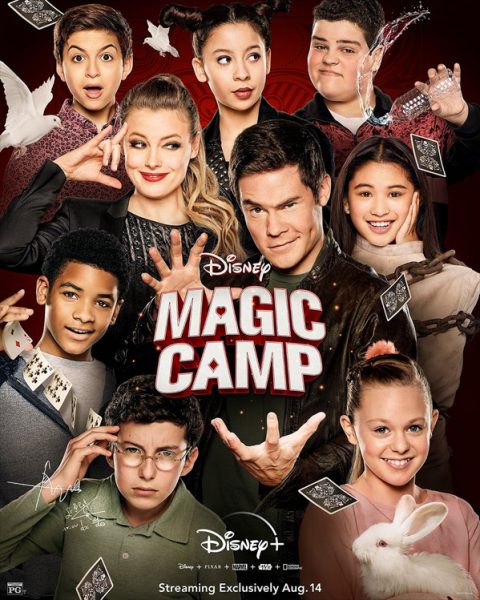 poster de la nueva pelicula de disney plus, magic camp