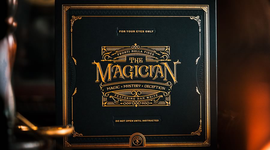 la cajita que recibiran los asistentes a the magician con dan white