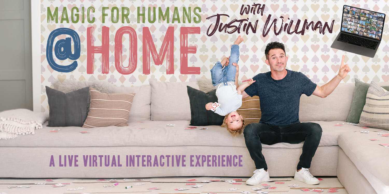 poster del show magic for humans at home virtual