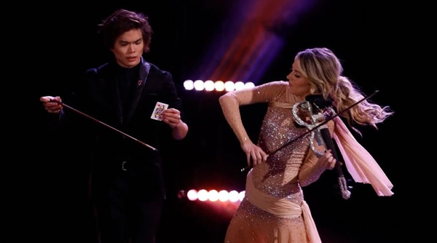 shin lim regersó a agt para actuar junto a lindsay stirling