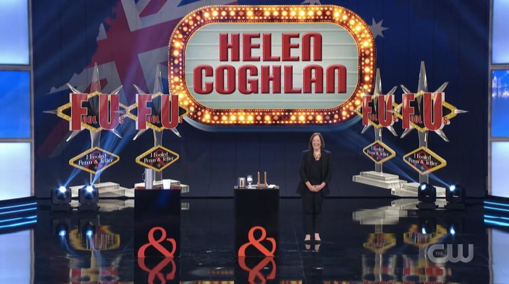 helen coghlan ganó su quinto trofeo de Fool Us