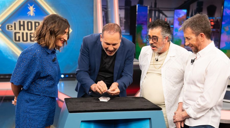 joaqiun matas en el set de El Hormiguero