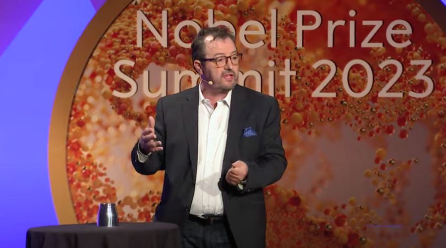 eric mead duranet su presentación en el nobel prize summit 2023